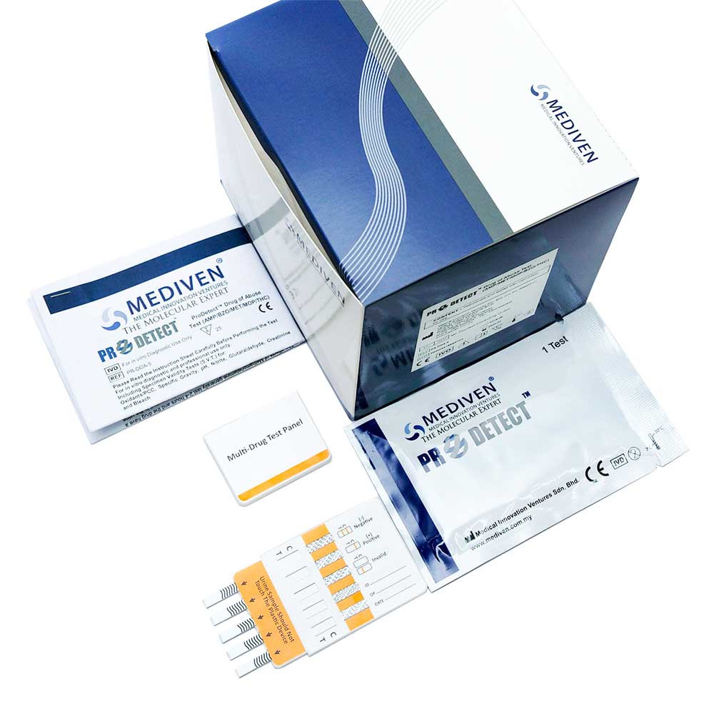 ProDetect 5-in-1 Dipcard Urine Drug Testing Kit