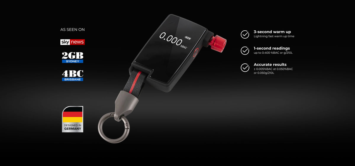 Load video: As Seen on Sky News: The Andatech GT Breathalyser
