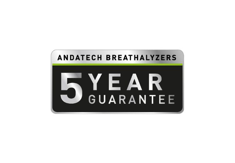 Andatech Breathalyzers 5 Years Guarantee